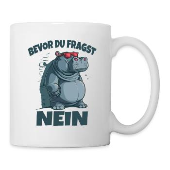 Before You Ask No Hippo - Mug - white - Right