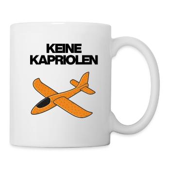 Plane Rüdiger Orange sans câpres - Mug blanc - blanc - Droite