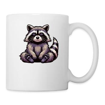 Parlez à la patte Raton laveur Raton laveur Raton laveur - Mug blanc - blanc - Droite