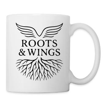 Roots & Wings - Freiheit und Herkunft - Tasse - Weiß - Rechts
