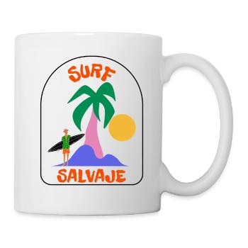 Surf Salvaje Palm Sunset - Mug - white - Right