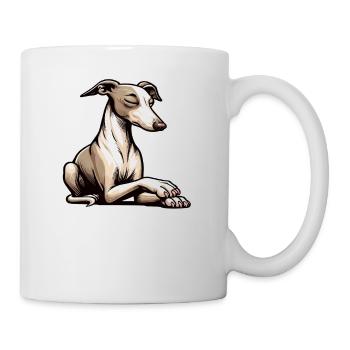 Talk to the paw Whippet Greyhound Whippets - Mug - white - Right