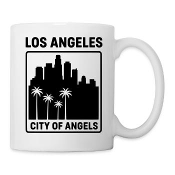 los Angeles - Tasse - Weiß - Rechts