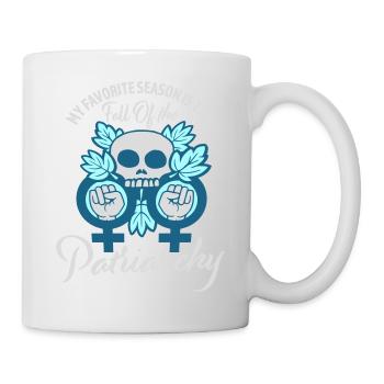 My Favorite Season Is The Fall Of The Patriarchy - Mug - white - Right
