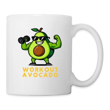 Fruit de fitness d’avocat pour l’entraînement - Mug blanc - blanc - Droite