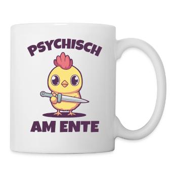 I'm at the end Psychically at the duck - Mug - white - Right