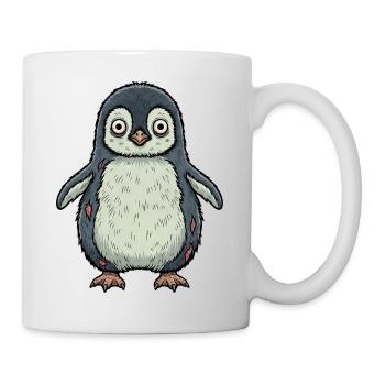 Halloween Penguin Zombie Undead October Witches Festival - Mug - white - Right