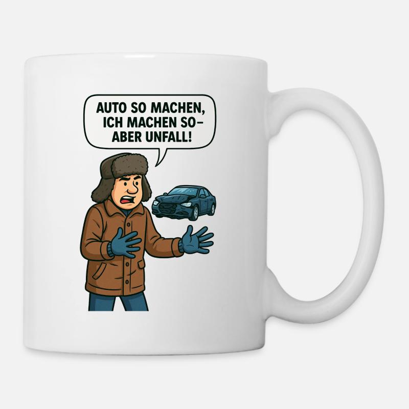 Make car so I do so but accident - Mug - white