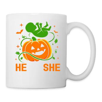 Révélation du sexe d’Halloween - Mug blanc - blanc - Droite