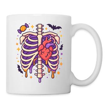 Anatomy Gothic Thoracic Cage - Mug blanc - blanc - Droite