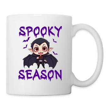 Vampire Halloween Dracula Bat - Mug - white - Right