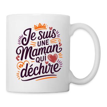 Ich bin eine Killer-Mutter - Tasse - Weiß - Rechts