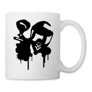 Paintball - Tasse - Weiß - Rechts