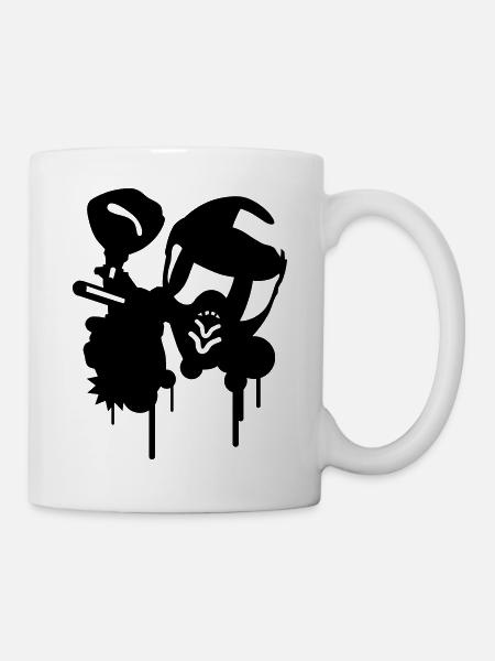 Paintball - Tasse - Weiß