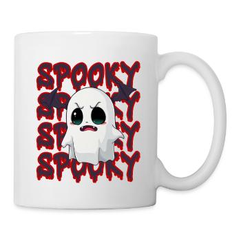 Halloween Spooky Ghost  - Tasse - Weiß - Rechts