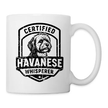 Havaneser Shirt für echte Hundefreunde - Tasse - Weiß - Rechts