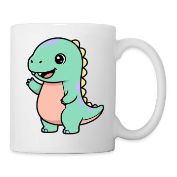 Süßer kleiner Drache - Tasse - Weiß - Rechts