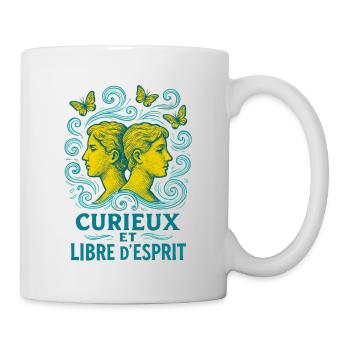 Zwillinge Sternzeichen - Astrologie - Tasse - Weiß - Rechts