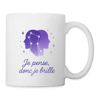 Zwillinge Sternzeichen - Astrologie - Tasse - Weiß - Rechts