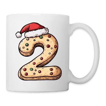 2 Number Cookie Christmas - Mug - white - Right