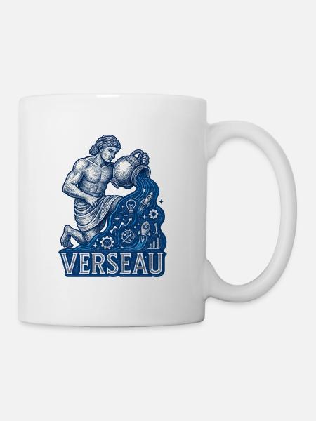 Wassermann Sternzeichen - Astrologie - Tasse - Weiß