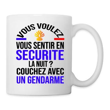 Feel safe - Mug - white - Right