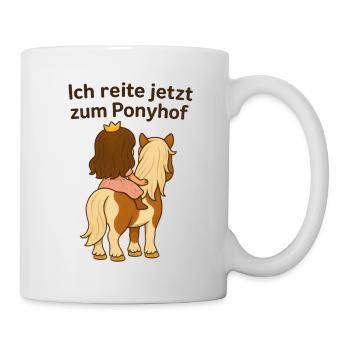 Ponyhof - Tasse - Weiß - Rechts