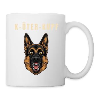 German Shepherd Mutt Funny Pun Saying Dog - Mug - white - Right