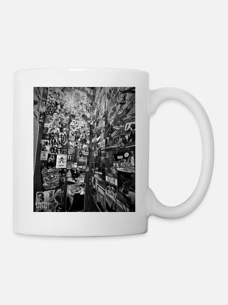 Wall of Stickers - Mug - white