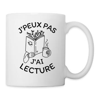I can't I read it - Mug - white - Right