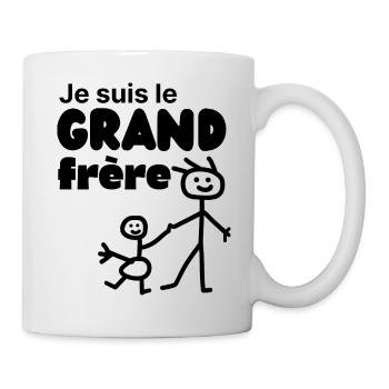 I'm The Big Brother Gift Fun Slogan Future Brother - Mug blanc - blanc - Droite