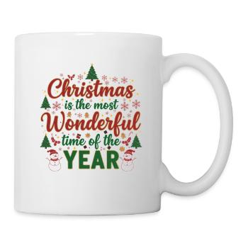 Année des merveilles de Noël - Mug blanc - blanc - Droite