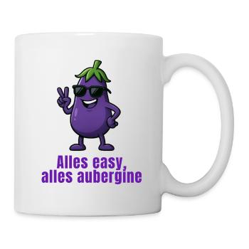 Aubergine - Everything easy - Mug - white - Right