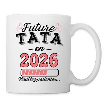 Future Tata 2026 New Birth Future Aunt Aunt 2026 - Mug - white - Right