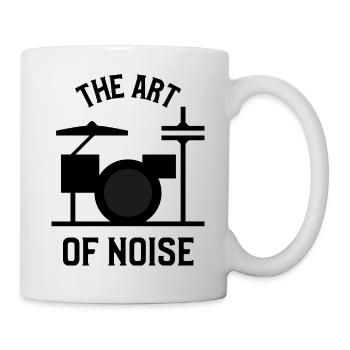The Art of Noise – Drum Kit Design - Mug - white - Right