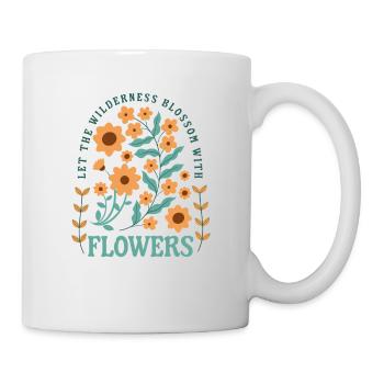 🌸 Let the Wilderness Blossom with Flowers Isaiah - Mug - white - Right
