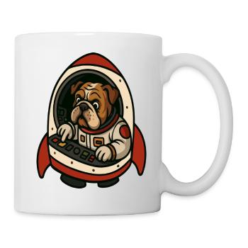 Bulldog Space Pilot - Mug - white - Right