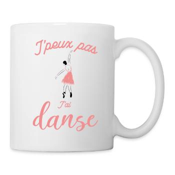 Jpeux pas J'ai Danse - Mug blanc - blanc - Droite