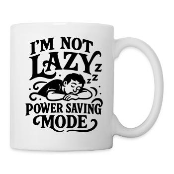 Lazy Lazy Shirt Funny Saying Funny Kids School - Mug - white - Right