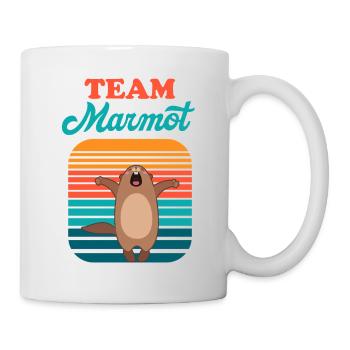 Marmot Équipe Rétro Soleil - Mug blanc - blanc - Droite