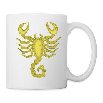 Sternzeichen Skorpion - Tasse - Weiß - Rechts
