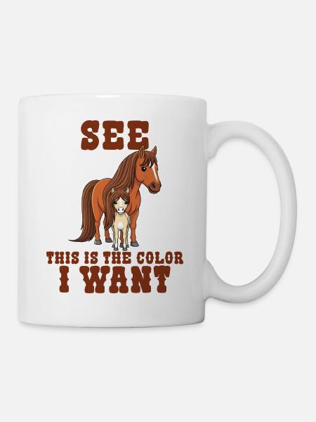 Humor Reiter Reiten - Tasse - Weiß