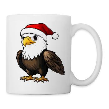 Weihnachten Adler - Tasse - Weiß - Rechts