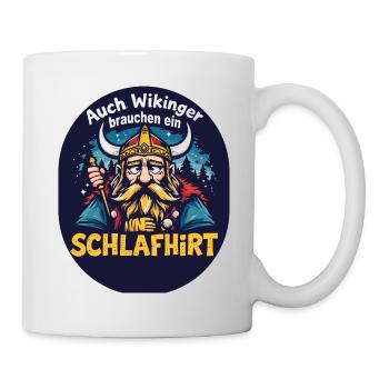 Viking Sleep Shirt Funny Saying - Mug - white - Right