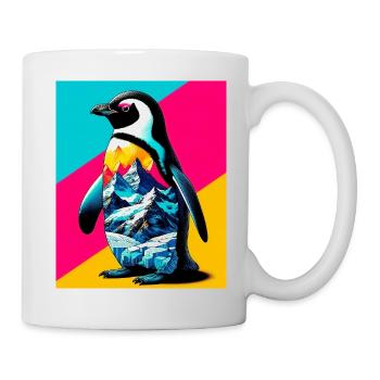 pingouin - Mug blanc - blanc - Droite