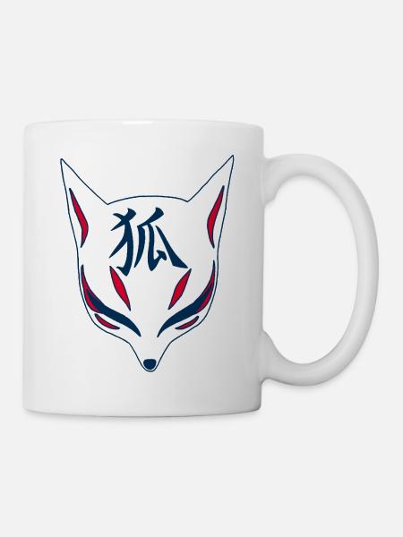 Renard du Japon manga - Mug blanc - blanc