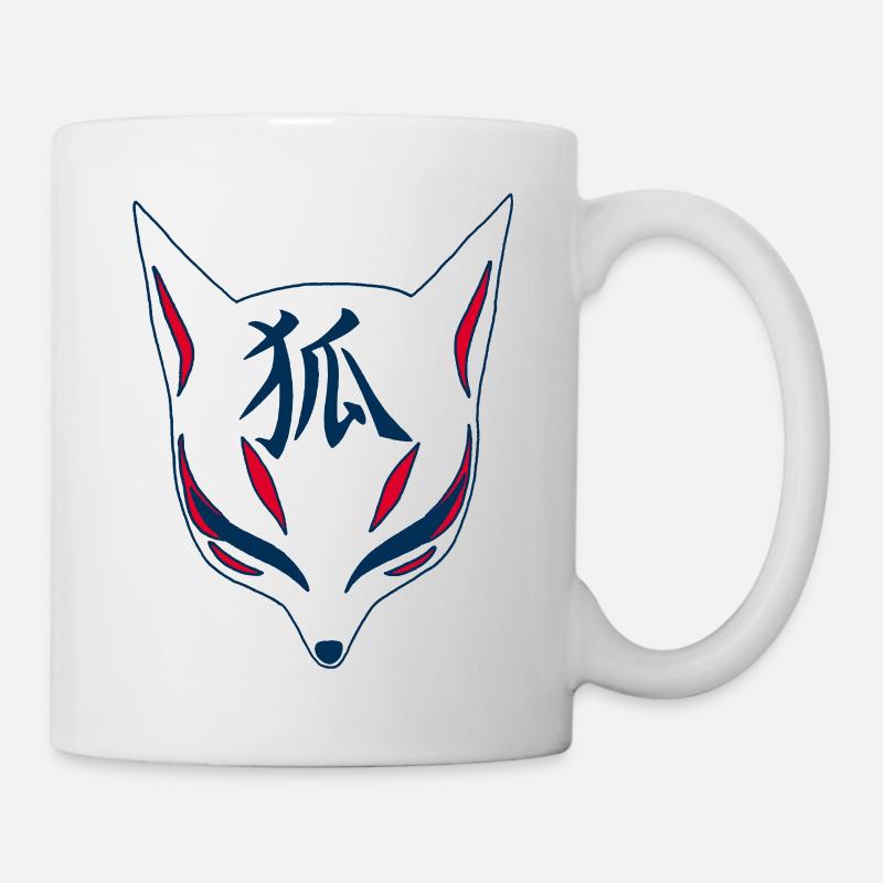 Renard du Japon manga - Mug blanc - blanc