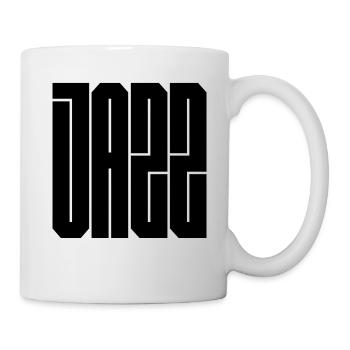 Jazz bold typography logo - Mug - white - Right