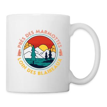 Sunset Mountain Pine Lake - Mug - white - Right