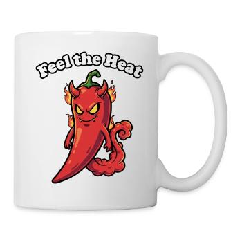 Feel the Heat Chili Demon - Mug - white - Right